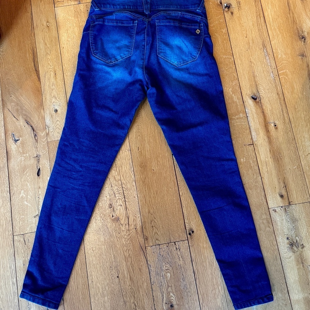 Democracy “Ab”solution blue jeggings woman’s size 8 - Picture 7 of 8